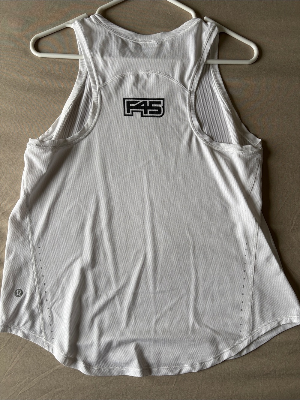 lululemon/F45 Collab White Racerback Training Tank